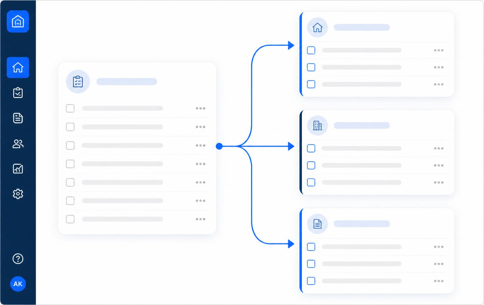 Checklist auto-applying to a new transaction