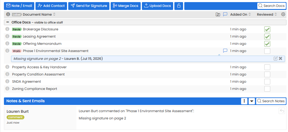 Document library