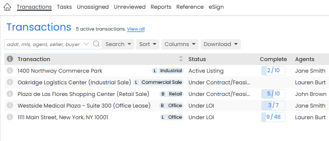 Pipeline dashboard
