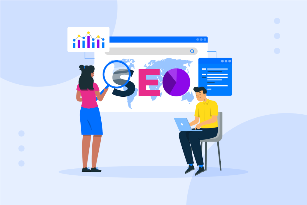 Real estate SEO concept