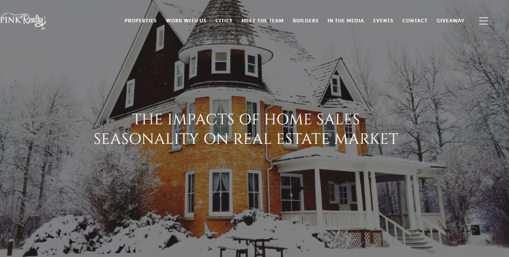 Example seasonal market blog