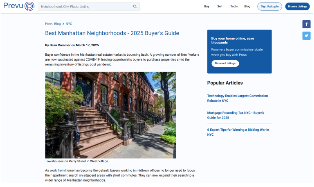 Example neighborhoods blog