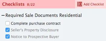 Customizable checklists in Paperless Pipeline
