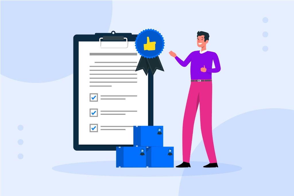 Compliance officer reviewing a real estate file