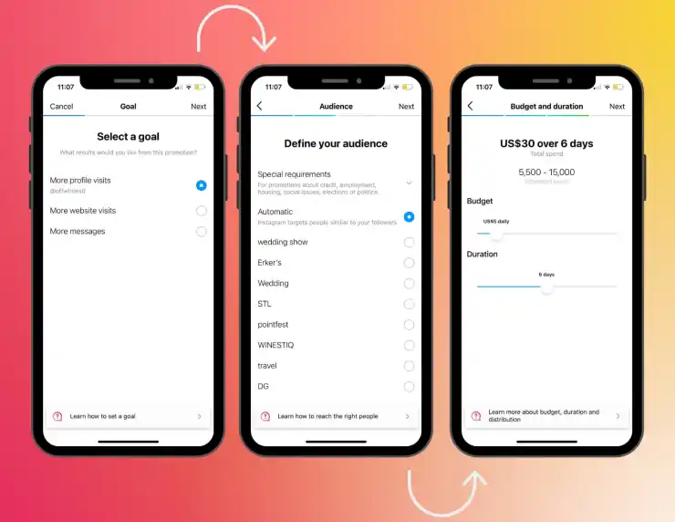 Boost post settings