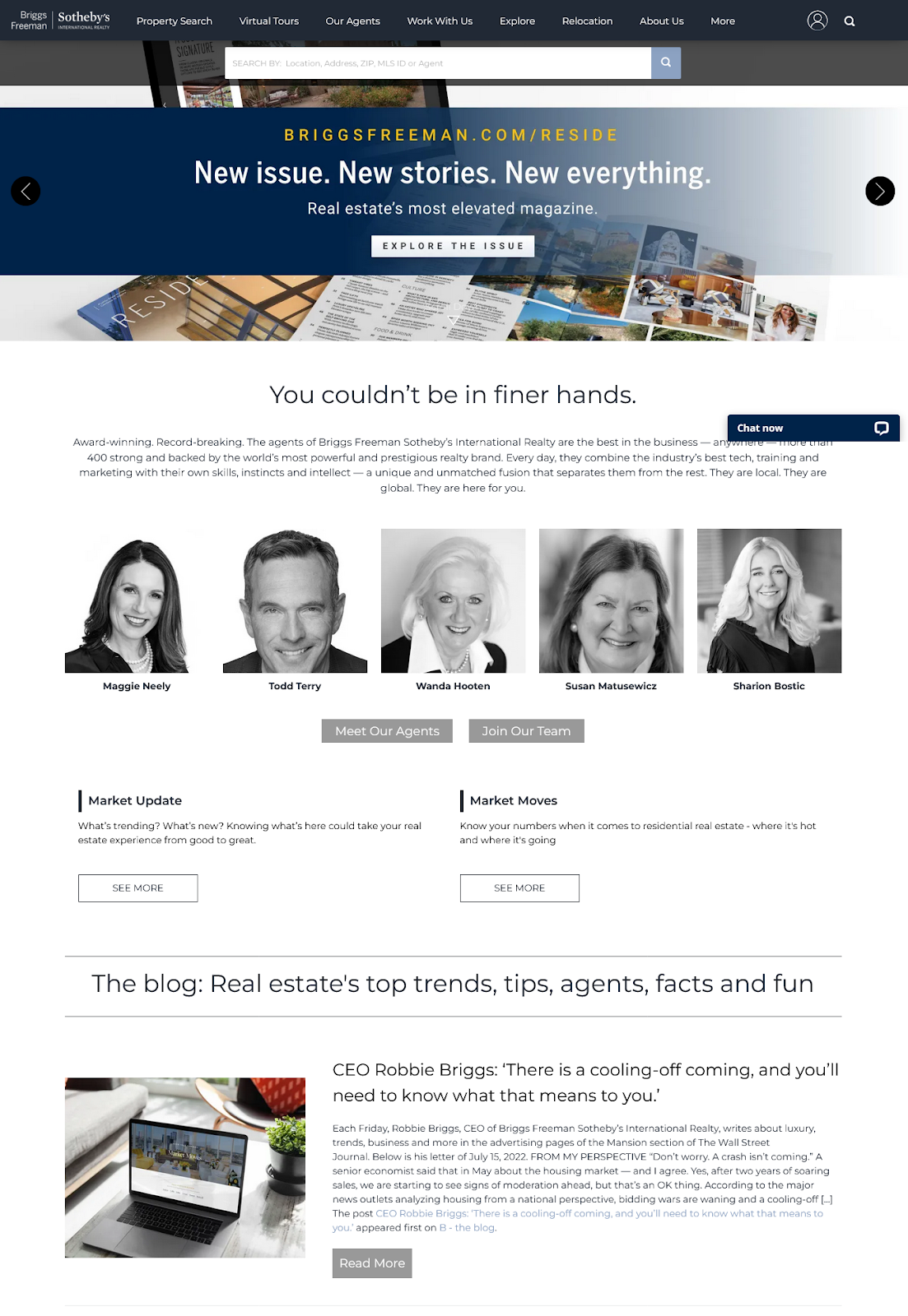 Briggs Freeman homepage