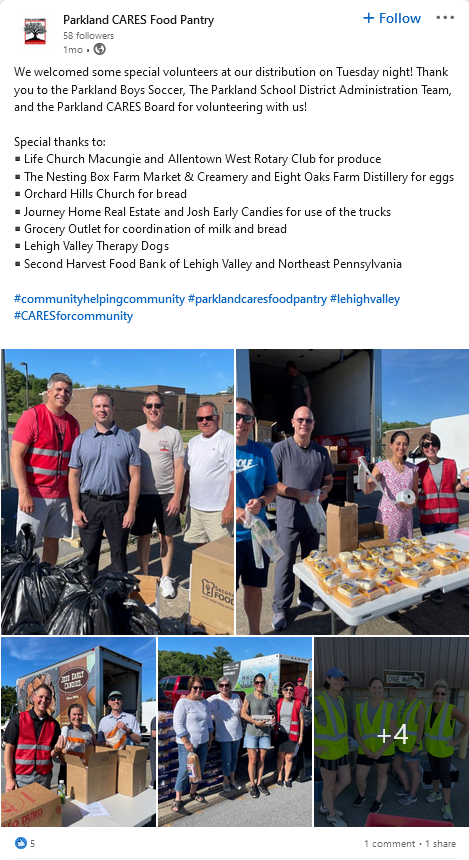 Journey Home Real Estate volunteering with Parkland CARES