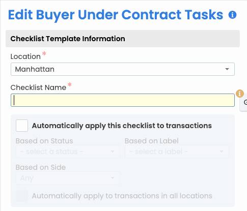 Paperless Pipeline task and checklist automation