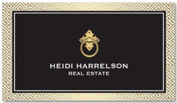 Luxury real estate agent branding example