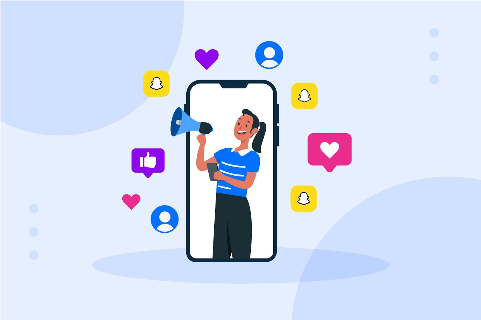 Snapchat app for real estate professionals