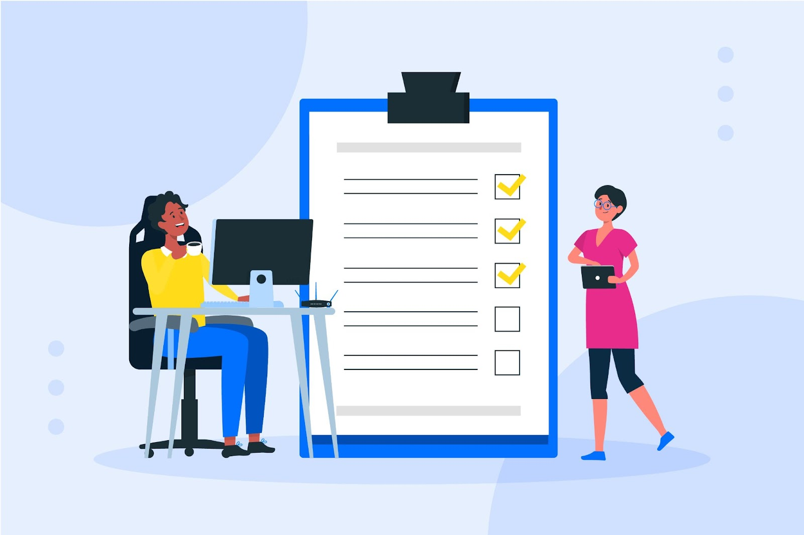 Transaction coordinator managing paperwork and deadlines