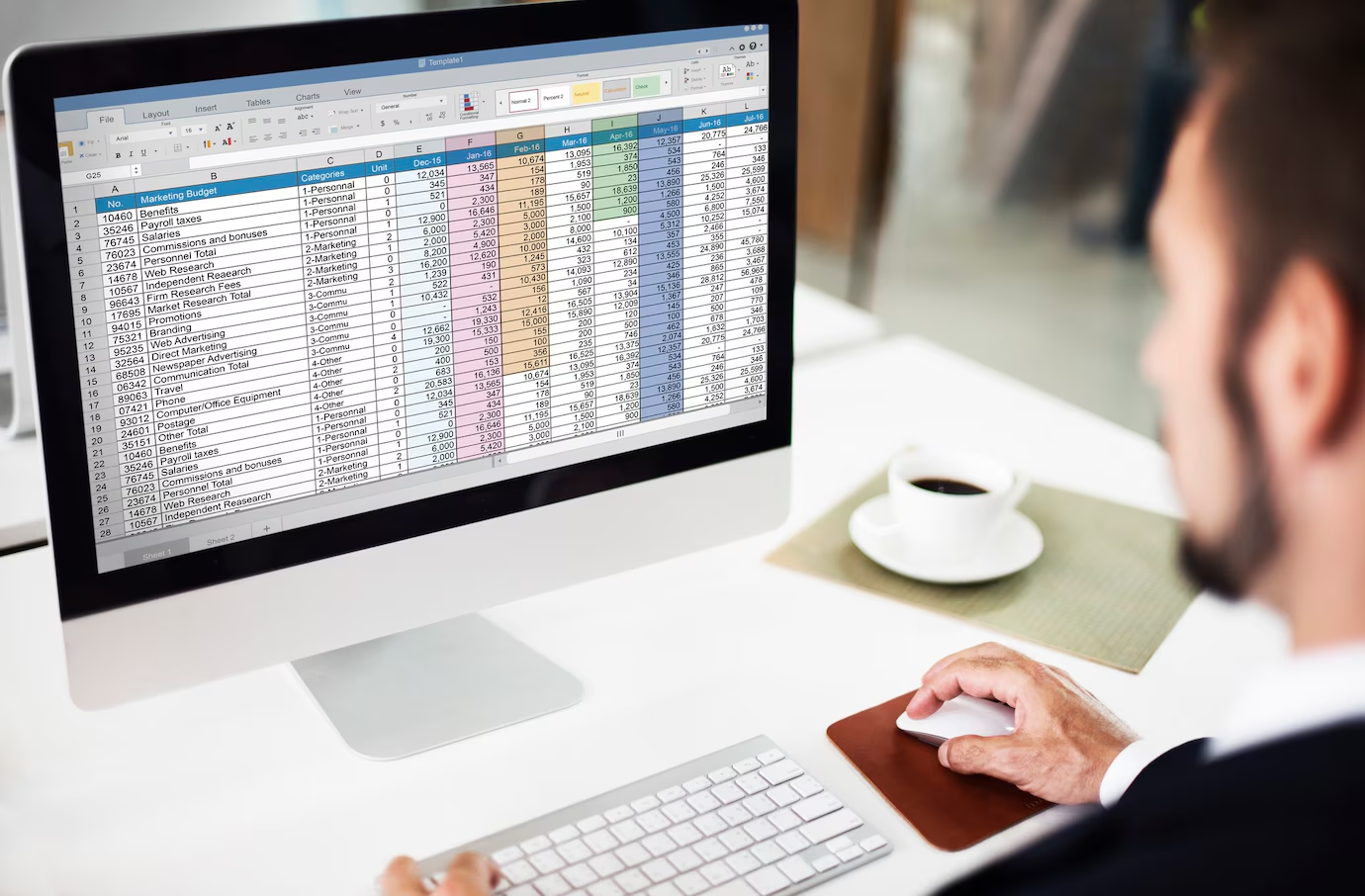 Personal tracking tools like spreadsheets