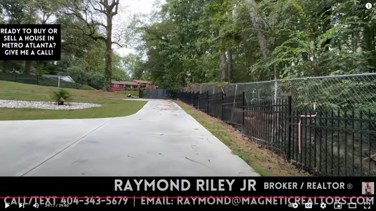 Virtual tour ending with a call to action from the realtor