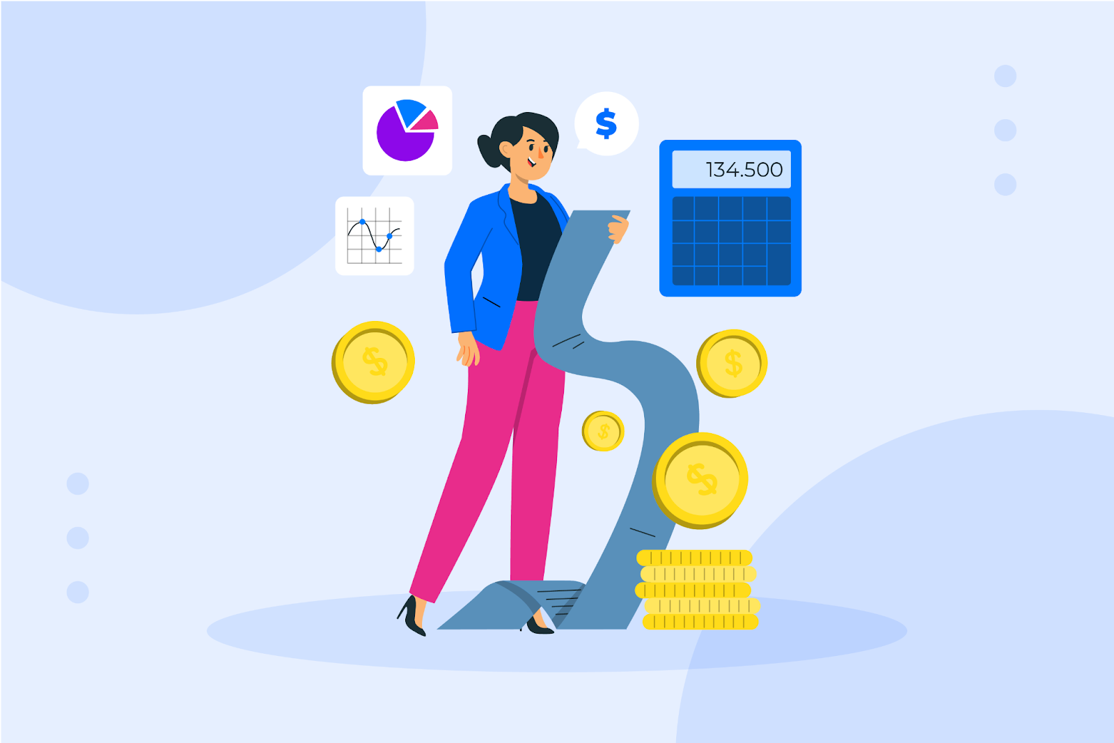 Pricing comparison illustration