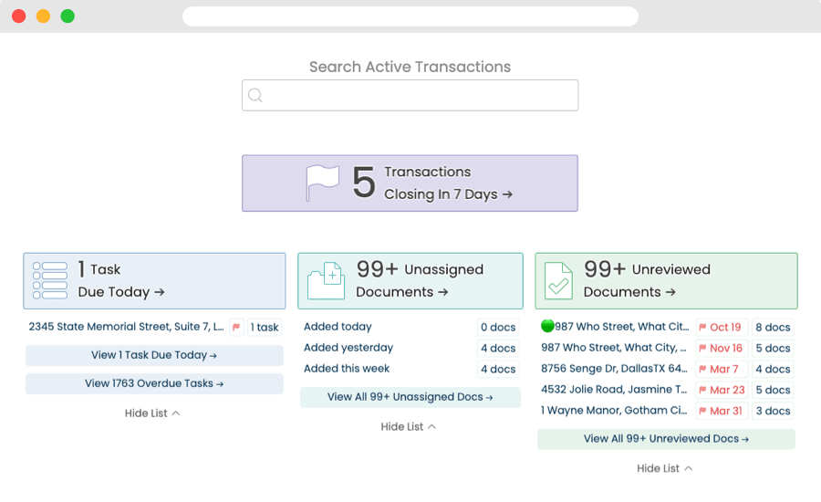 Paperless Pipeline App Dashboard